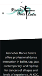 Mobile Screenshot of kennebecdancecentre.com
